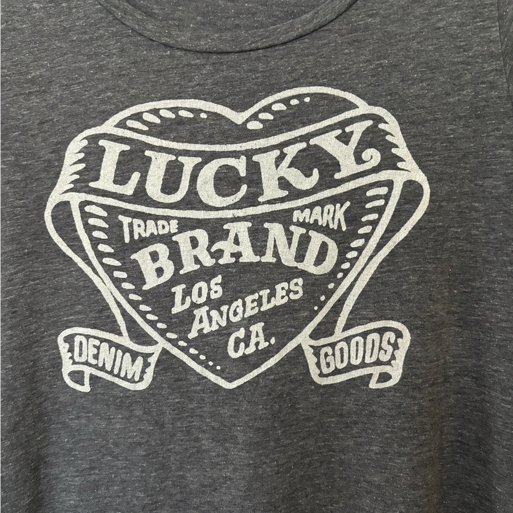 Lucky Brand tee gray - Picture 6 of 6